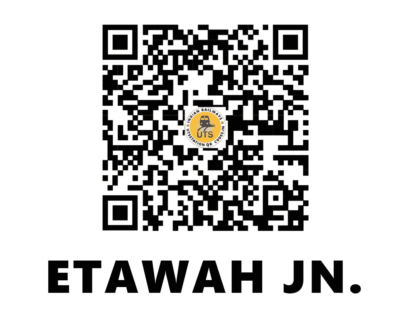 UTS QR Code for ETAWAH JN. - ETW - NC (UTTAR PRADESH)